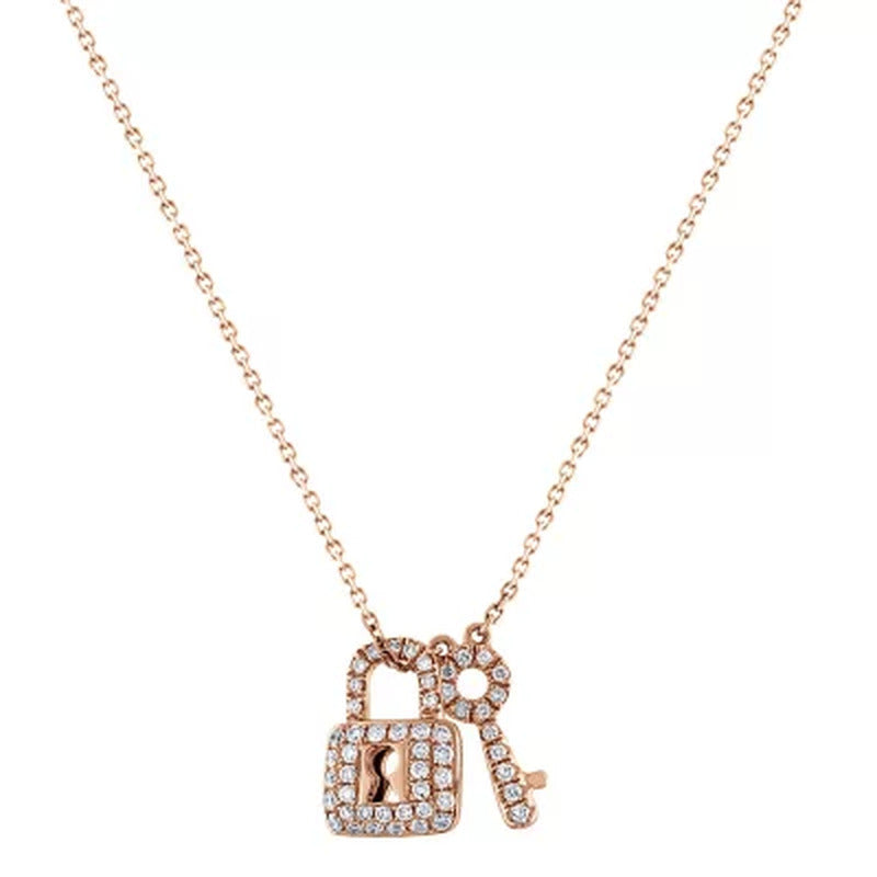 0.18 CT. T.W. Diamond Pendant in 14K Gold