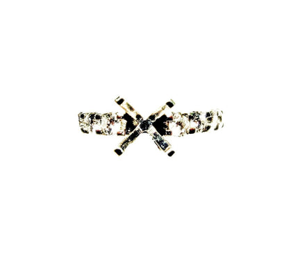 DIAMOND 18 ROUND BRILLIANT SETTING SMALL PORTION IN BACK FOR SIZE-ING