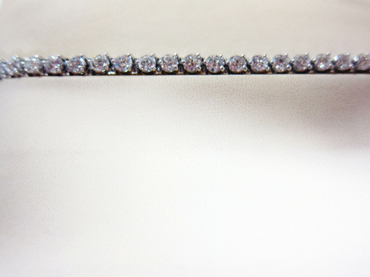 DIAMOND ROUND BRILLIANT 3 PRONG SET TENNIS BRACELET