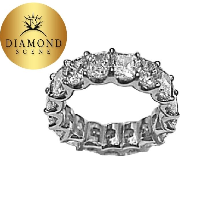 17 DIAMOND PRINCESS SHAPE DIAMOND ETERNITY BAND