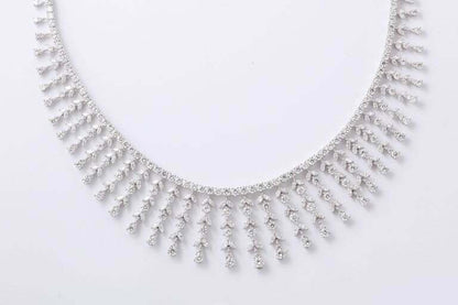 Over 20 Carat Diamond Drop Necklace