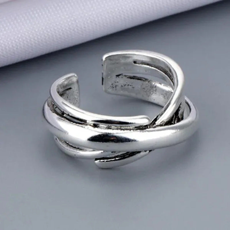 Rings for Women Adjustable Geometric Irregular Rings Exaggerated Novel Jewelry