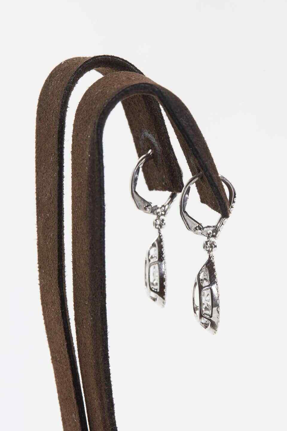 Diamond Drop Dangle Earrings