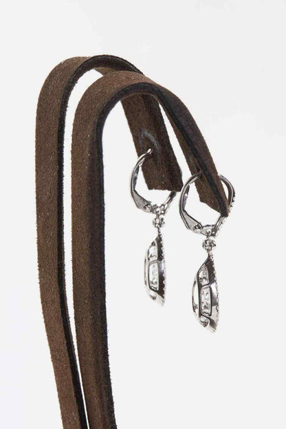 Diamond Drop Dangle Earrings