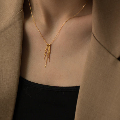 Women'S Fashion Tassel Clavicle Chain Necklace