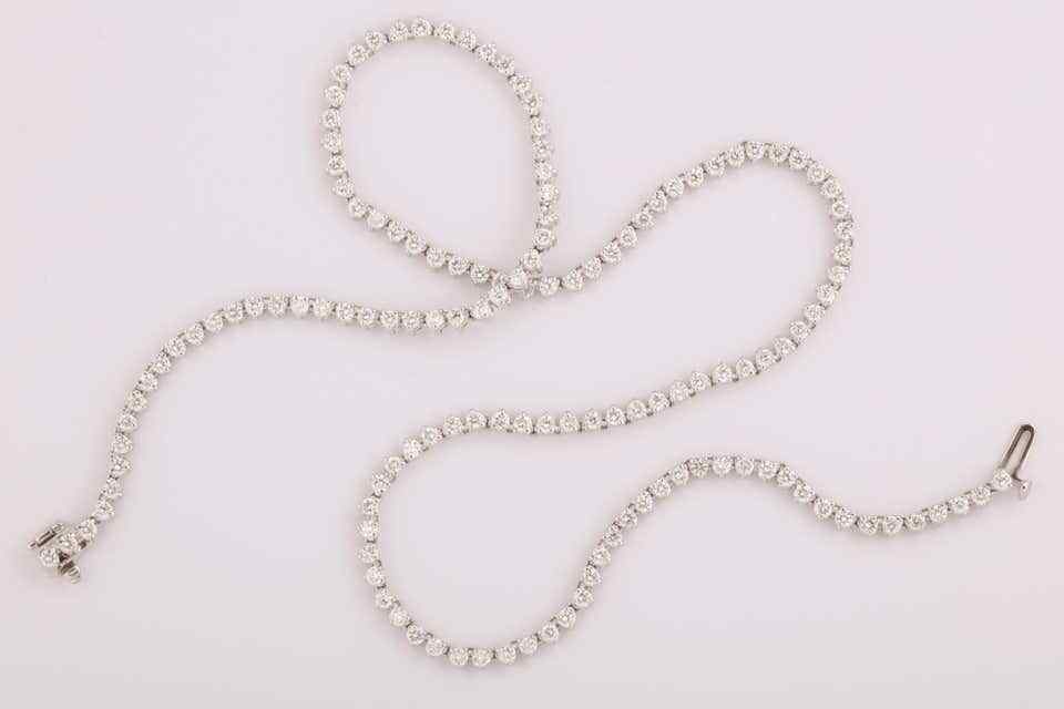 Diamond Choker Tennis Necklace