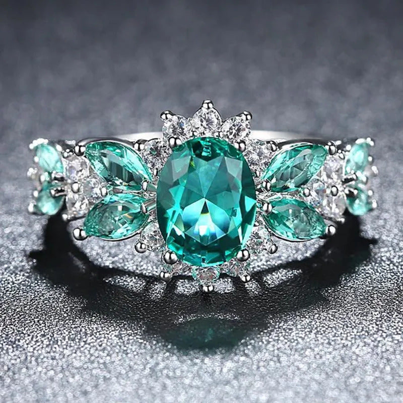 Colored Diamond Wedding Ring Diamond Engagement Ring Commitment Ring Cubic Zirco