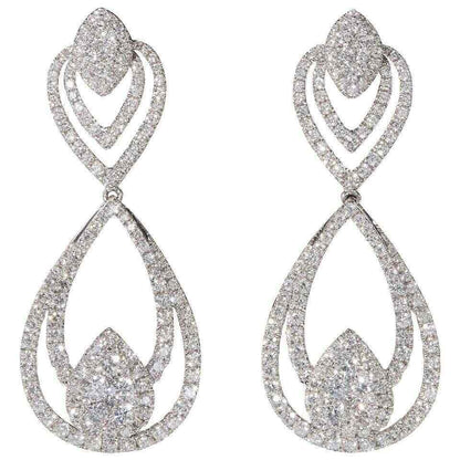 Diamond Drop Earrings