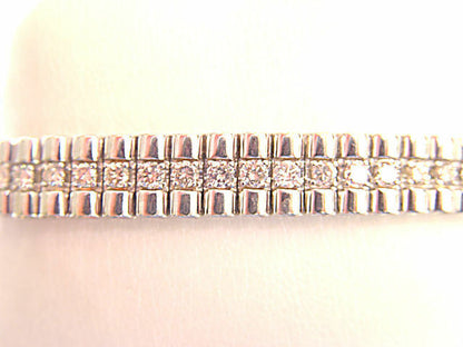 MENS ROUND BRILLIANT SHAPE DIAMOND BRACELET