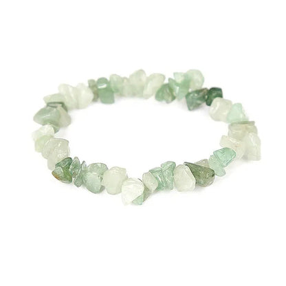 10 Colors Healing Natural Stone Beads Chips Single Strand Women Yoga Bracelets L
