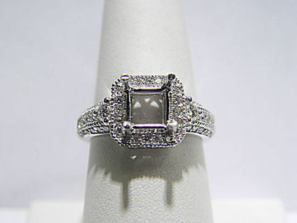 DIAMOND ROUND BRILLIANT SHAPE SETTING 4 PRONG