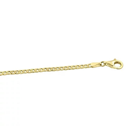 14K Yellow Gold Curb Bracelet