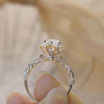 High-Clean Mosonite Wedding Ring