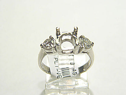 DIAMOND 2 ROUND BRILLIANT SETTING 4 PRONG FOR A 7.30MM DIAMOND DIAMOND SETTING