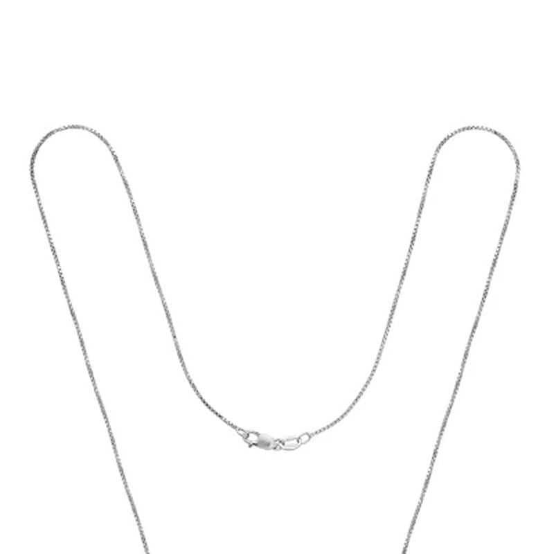 Dancing Garnet and 0.12 CT. T.W. Diamond Infinity Pendant in Sterling Silver