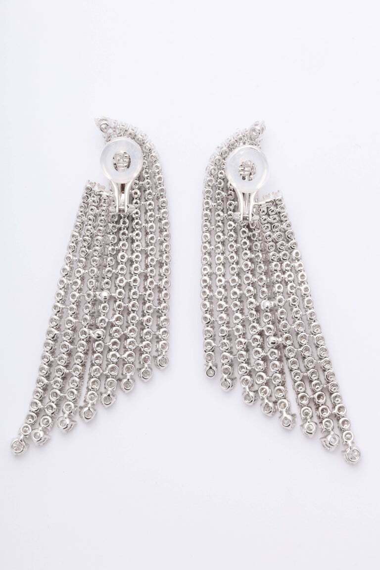 Diamond Dangle Earrings