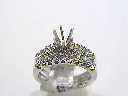 18 ROUND BRILLIANT DIAMOND SETTING BAND 6 PRONG