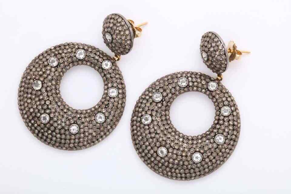 Grand Diamond Fashion Earrings