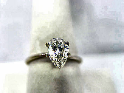 CERTIFIED 9.69X 6.32X 4.04MM LOOSE PEAR BRILLIANT DIAMOND 1.50 CT H SI2 CLARITY