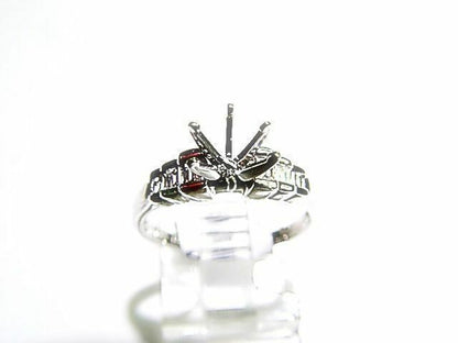 DIAMOND 6 BAGUETTE SHAPE SETTING 6 PRONG SET FOR A 8.3MM STONE