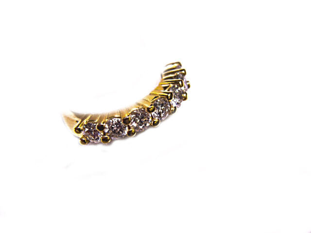 7 STONE ROUND BRILLIANT SHAPE DIAMOND COMMON PRONG SET