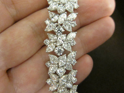 DIAMOND BRACELET FIFTY FOUR ROUND THIRTY SIX PEAR FIFTY FOUR MARQUISE BRACELET