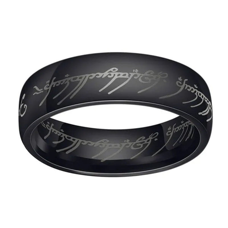 Fashion Jewelry Lord of the Rings Stainless Steel Men Women LOTR the One Band Ri