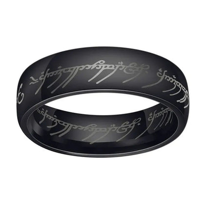 Fashion Jewelry Lord of the Rings Stainless Steel Men Women LOTR the One Band Ri