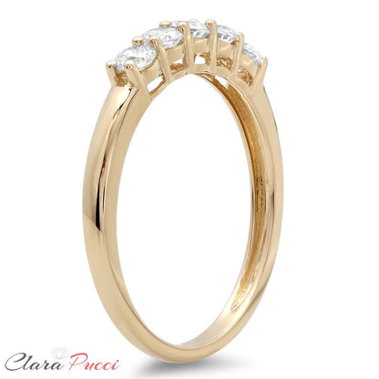 0.4 Ct Brilliant round Cut VVS1 Genuine Conflict Free Clear Simulated Diamond Re