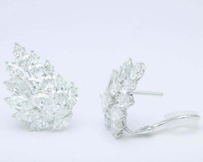 Diamond Cluster Earrings