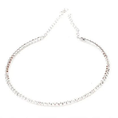 Best Valentine'S Day Gift! Hot Sale New Women Rhinestone Collar Necklace Choker