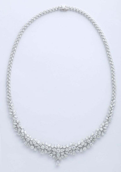 Multi Shape Diamond Necklace