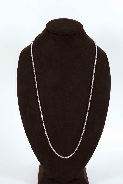 29 inch Diamond Opera Tennis Necklace