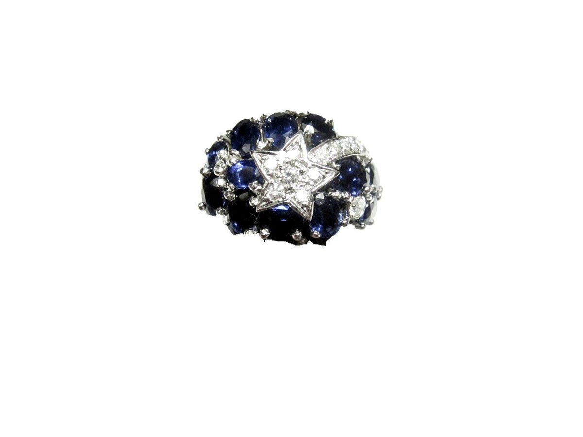SAPPHIRE DIAMOND BAND
