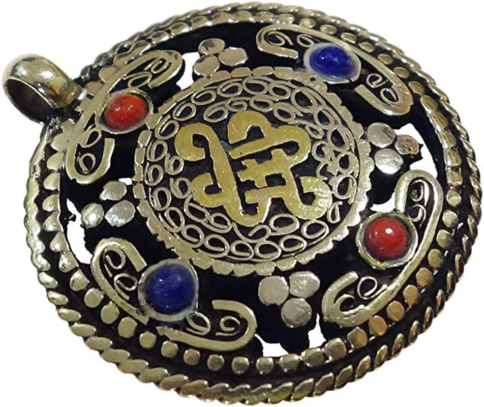 Handmade Designer Pendants for Women & Men, Coral & Lapis Lazuli Gemstone Pendan