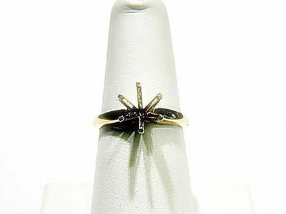 POLISHED SETTING FOR A 6 PRONG 9.40 MM ROUND STONE