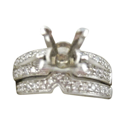 DIAMOND TWO PIECE MATCHING SET SETTING SET 1/2 WAY DIAMOND