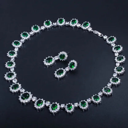 Gloriya Elegant Ruby Red Zirconia and White CZ Diamond Paved Setting Flower Pend