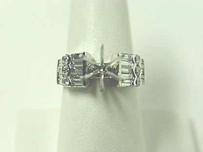 DIAMOND ROUND BR SHAPE 6 STONE BAGUETTE SHAPE 20 STONE