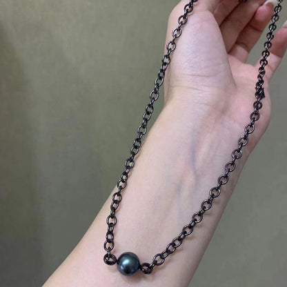 Adjustable Length of Silver Pearl Bracelet