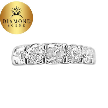 .43 CT EACH STONE CUSHION SHAPE DIAMOND SIXTEEN STONE 6.93 CTTW PLATINUM