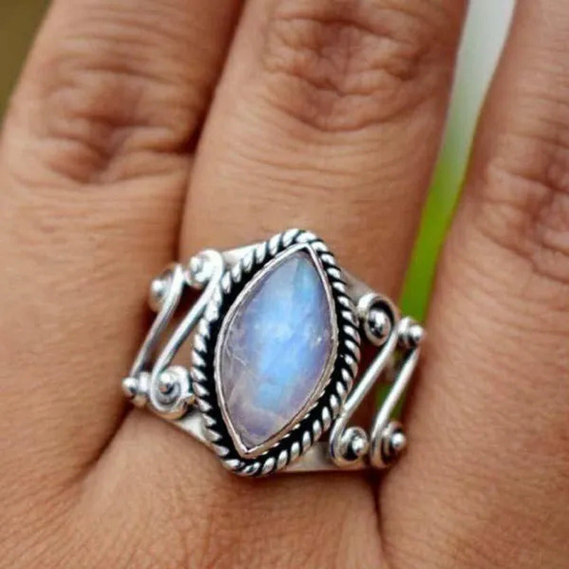 Amazing White Sapphire Ring Anniversary Gift Engagement Bridal Wedding Rings Jew