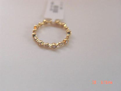 DIAMOND ETERNITY BAND YELLOW GOLD 1 UP SET 1 DOWN SET