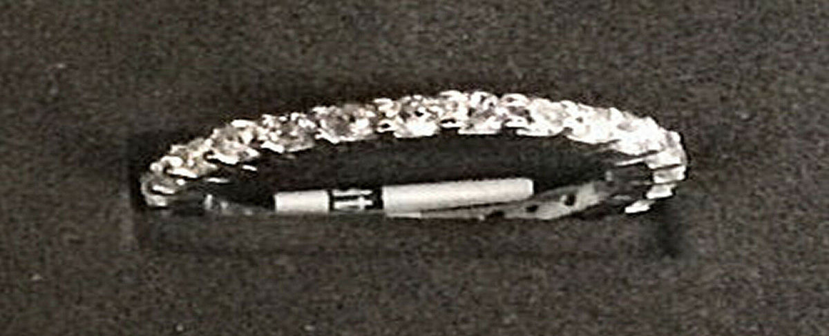 DIAMOND EUROPEAN SHAPE ETERNITY BAND DIAMOND SET COMFORTABLE DIAMOND BAND