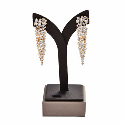 Necklace Earrings Bracelet Ring Classic Jewelry Zircon Set