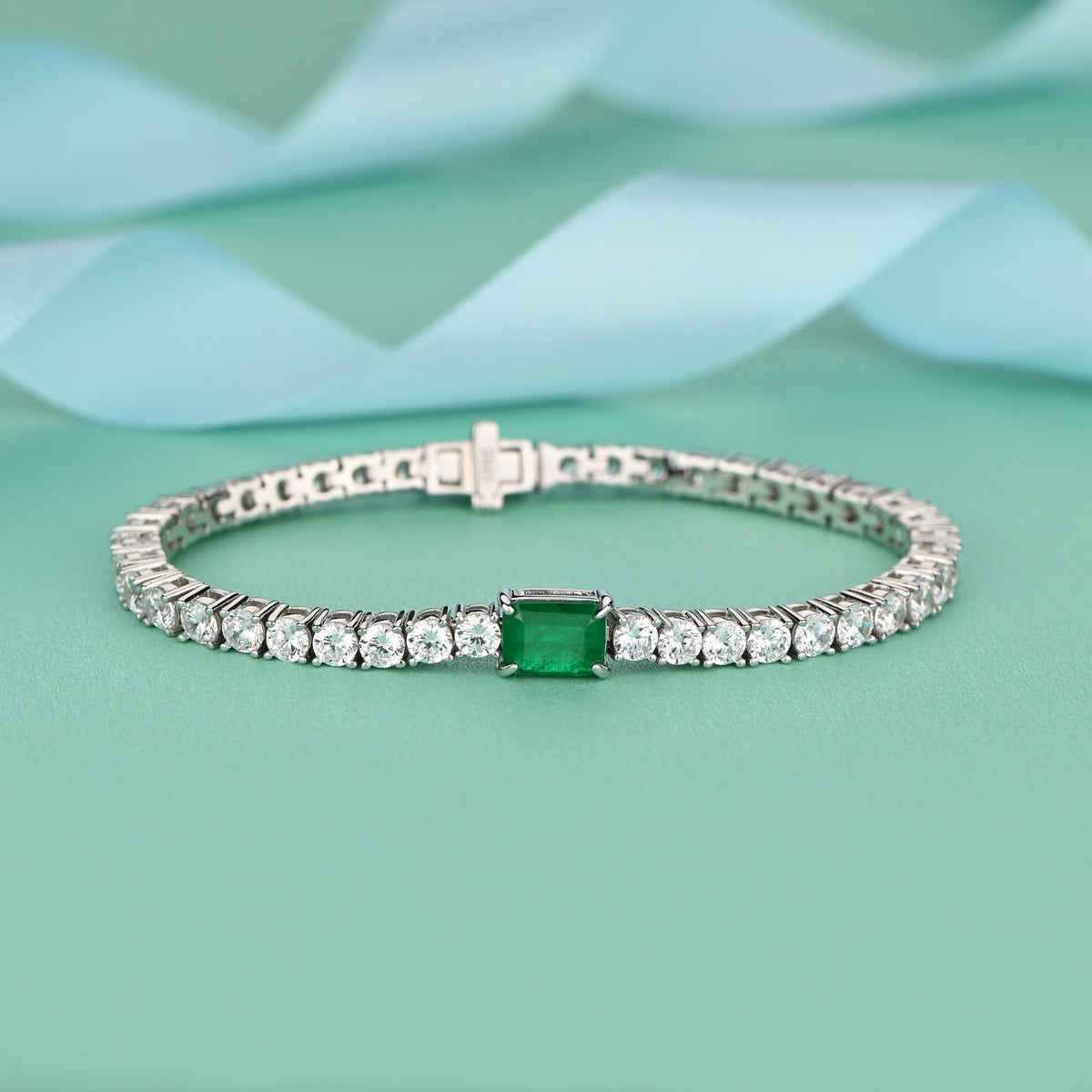 Full Diamond Heavy Emerald Cut Ring