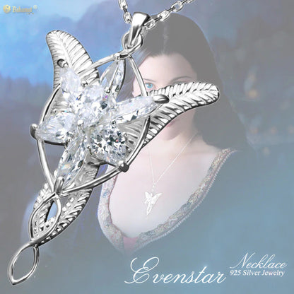 925 Sterling Sliver Wedding Jewelry Lord Princess Arwen Evenstar Pendant