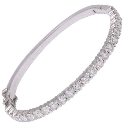 Diamond Bangle for 6 inch wrist