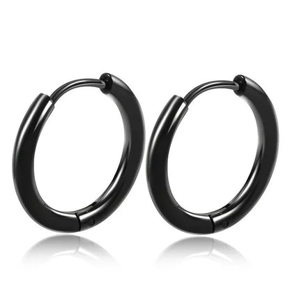 1 Pair Women/Man Stainless Steel Small Hoops Earring Piercing Ear Cartilage