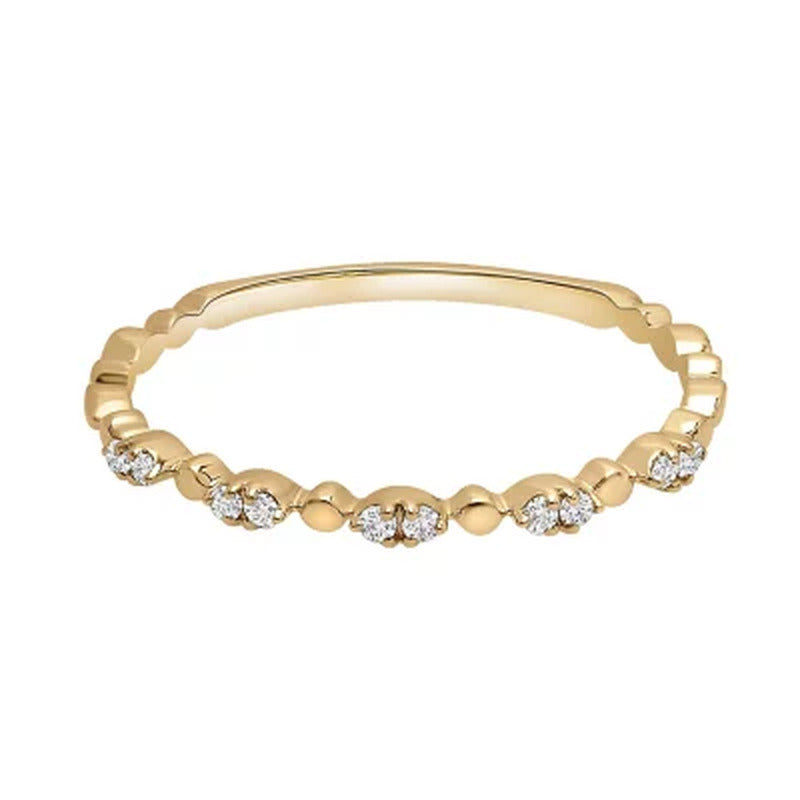 0.05 CT. T.W. Diamond Fashion Ring in 14K Gold (I, I1)